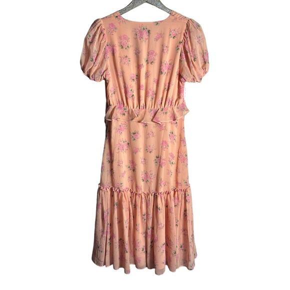 LoveShackFancy x Target Pink Floral Ruffle Dress NEW - Picture 2 of 7